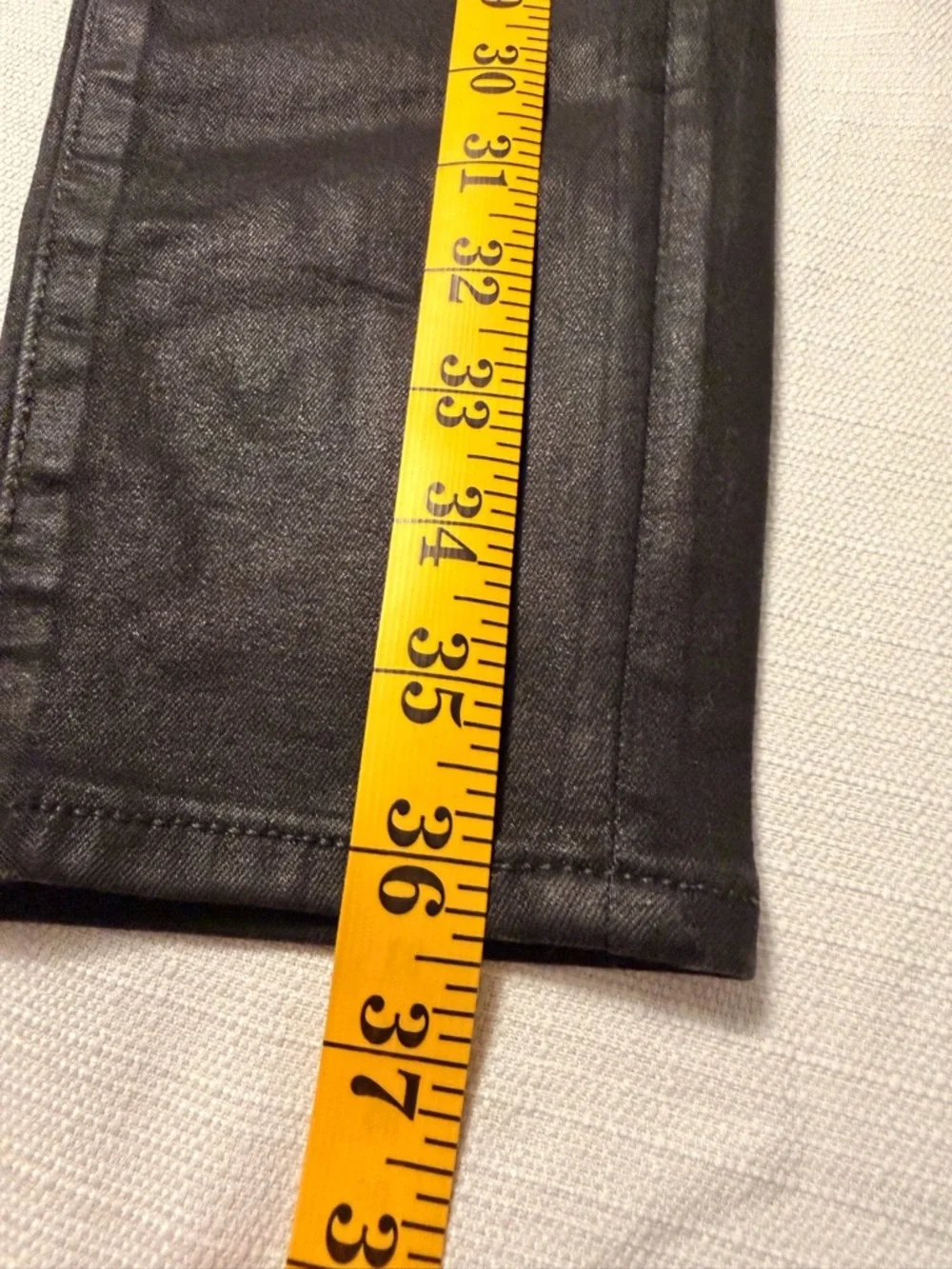 7 For All Mankind Black Skinny Jeans - Picture 11 of 12